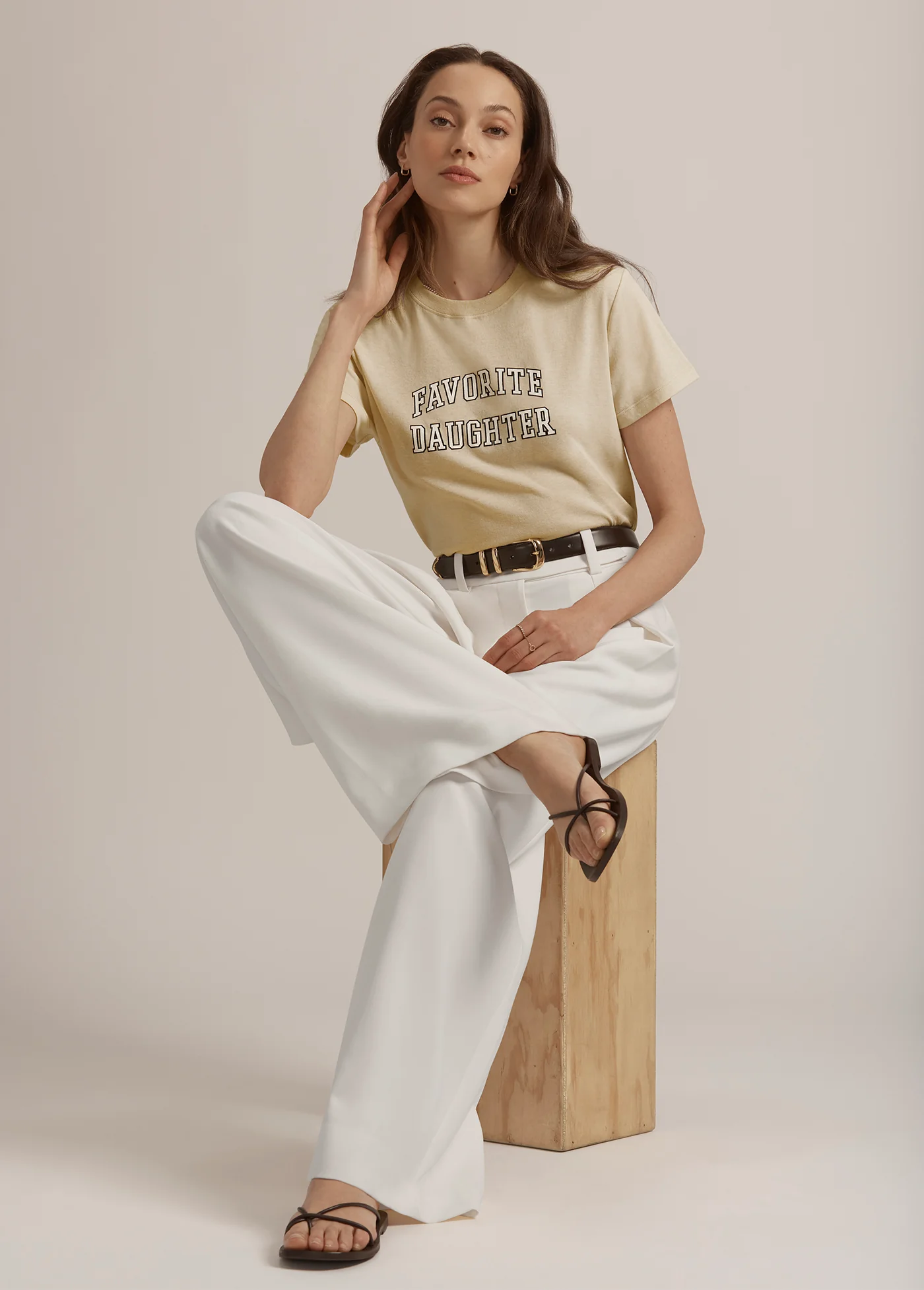 THE CROPPED COLLEGIATE TEE - Image 5