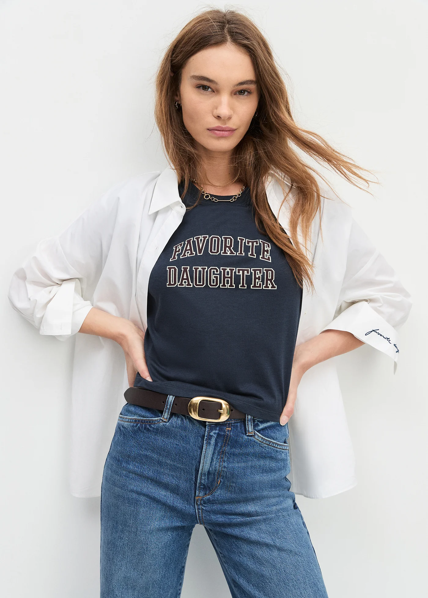 THE CROPPED COLLEGIATE TEE - Image 3