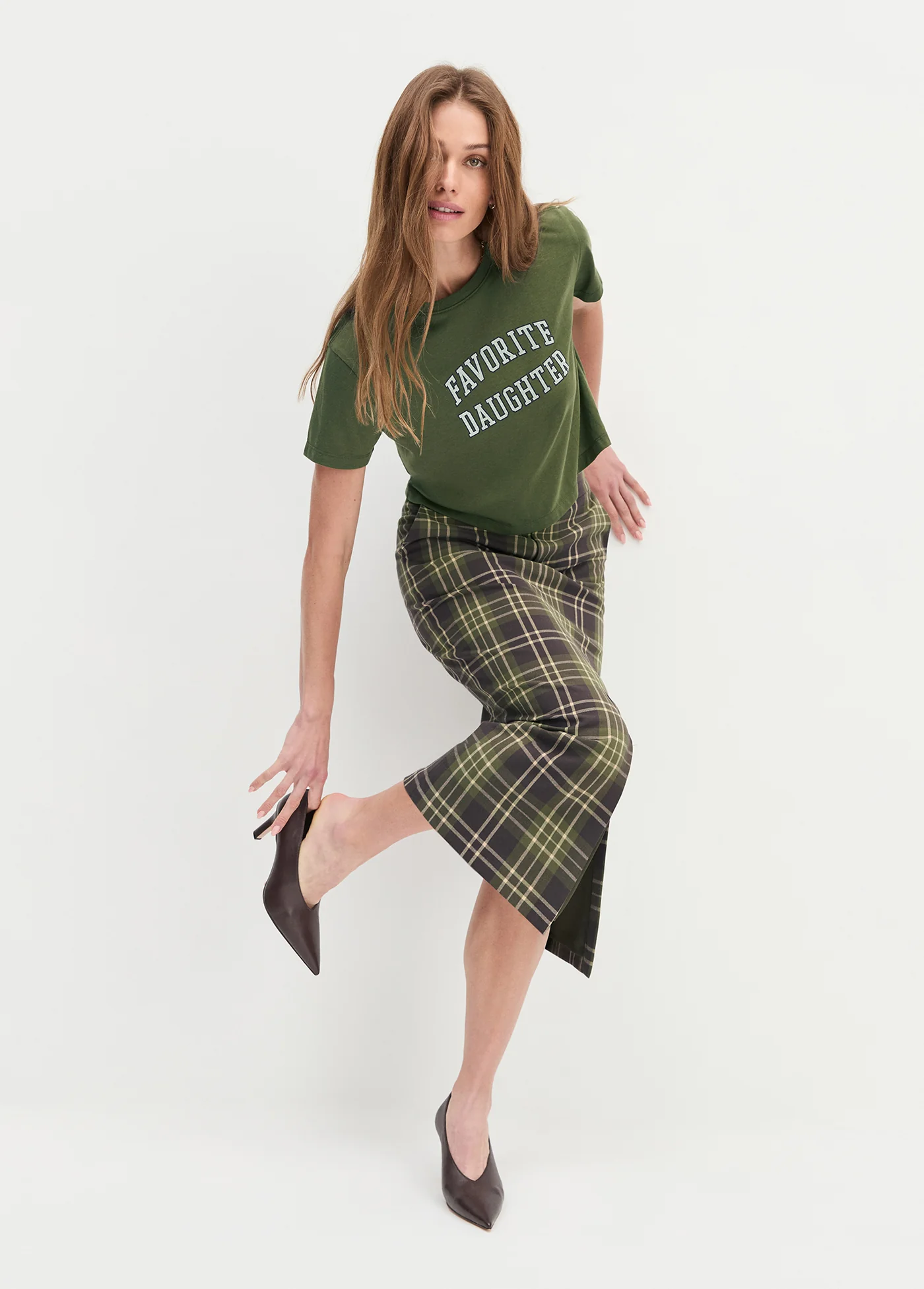 THE CROPPED COLLEGIATE TEE - Image 2