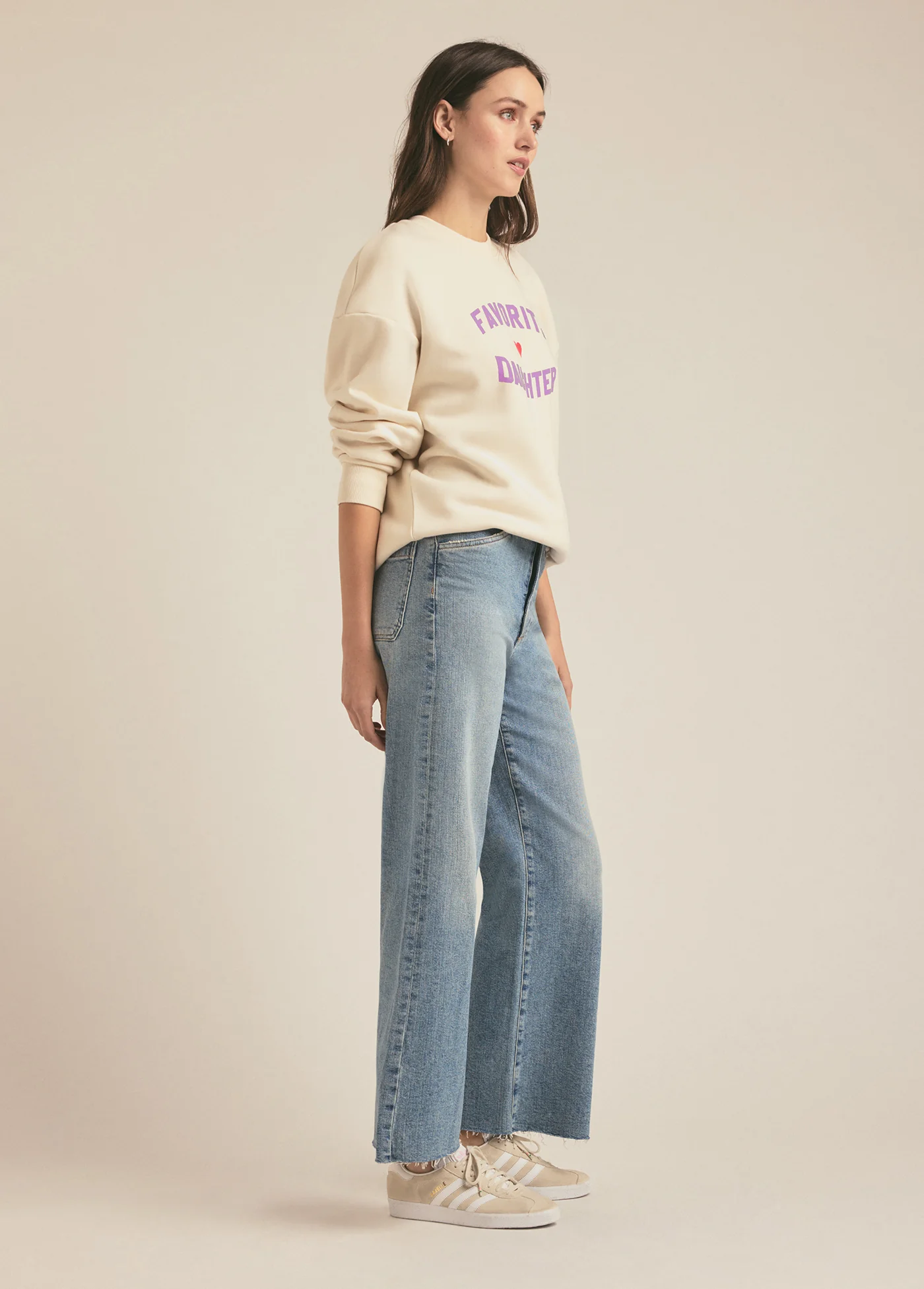 FAVORITE DAUGHTER HEART LOGO SWEATSHIRT - Image 2