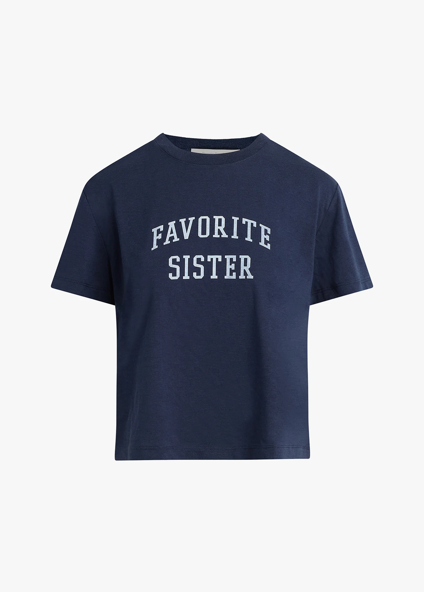 FAVORITE SISTER CROPPED COLLEGIATE TEE - Image 5
