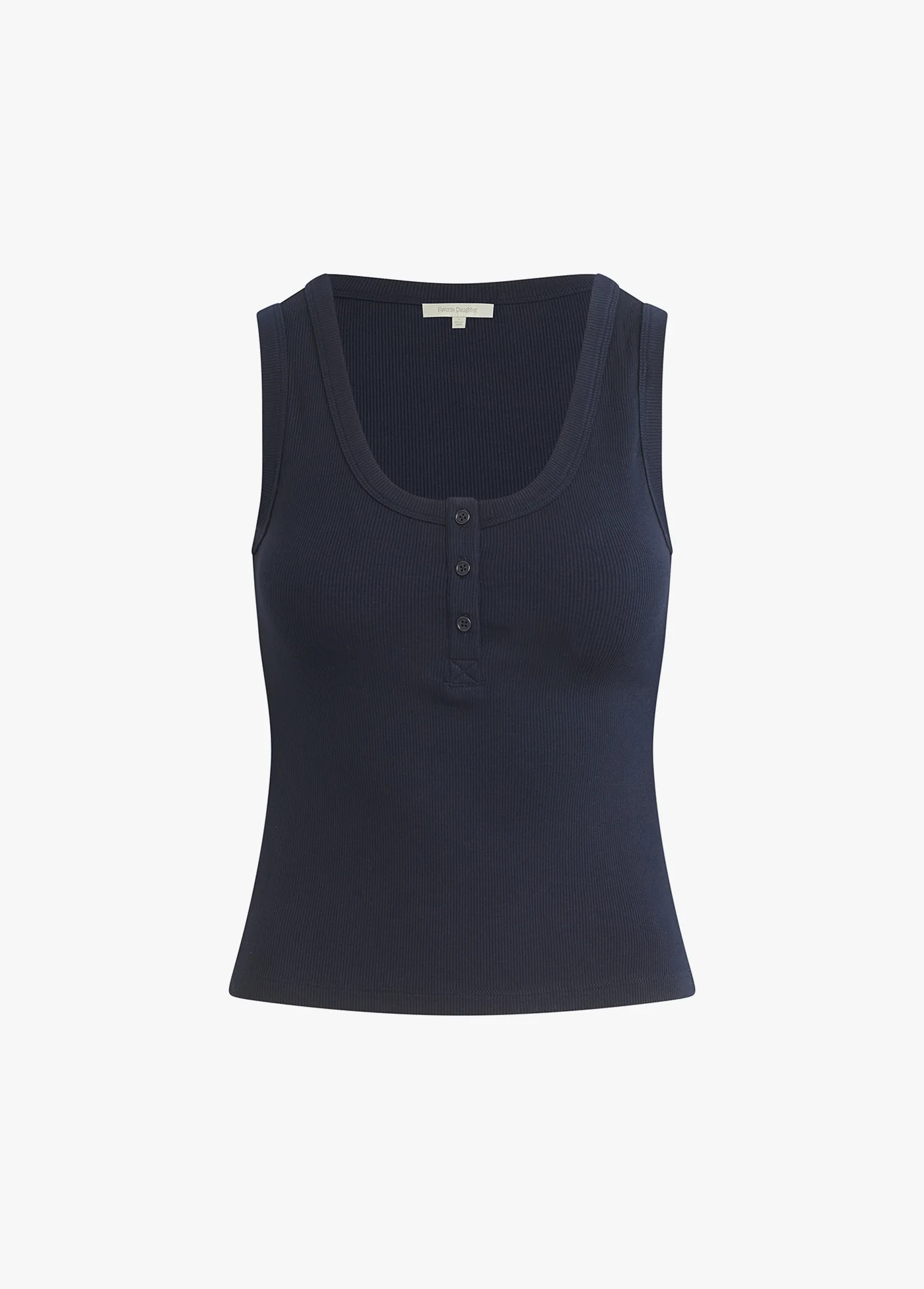 RIBBED HENLEY TANK - Image 7