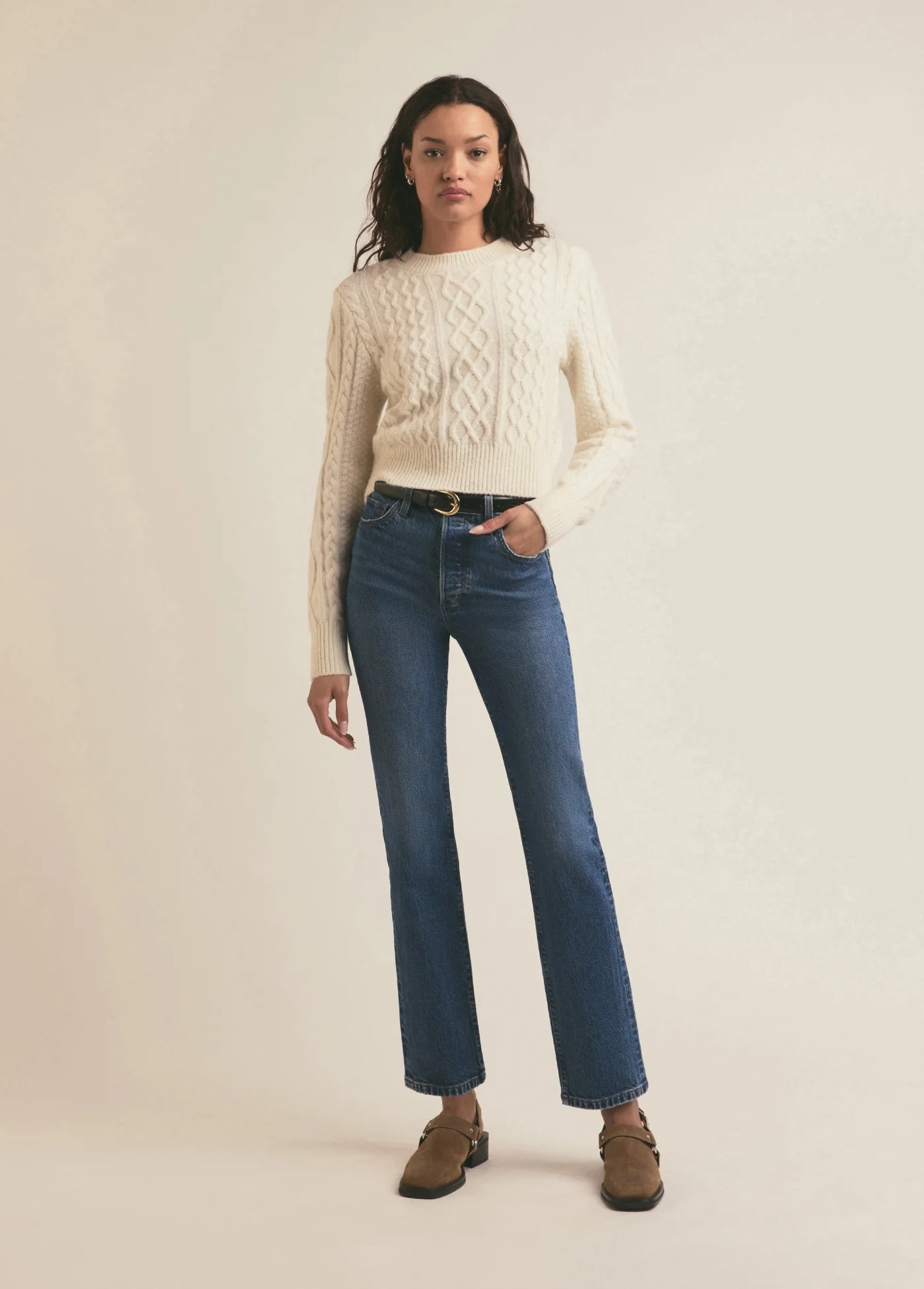 THE CABLE PULLOVER SWEATER - Image 2