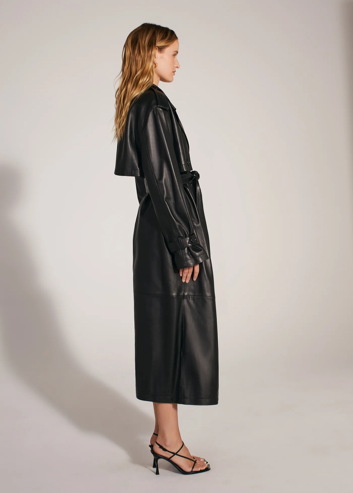 THE CHARLES LEATHER TRENCH - Image 4