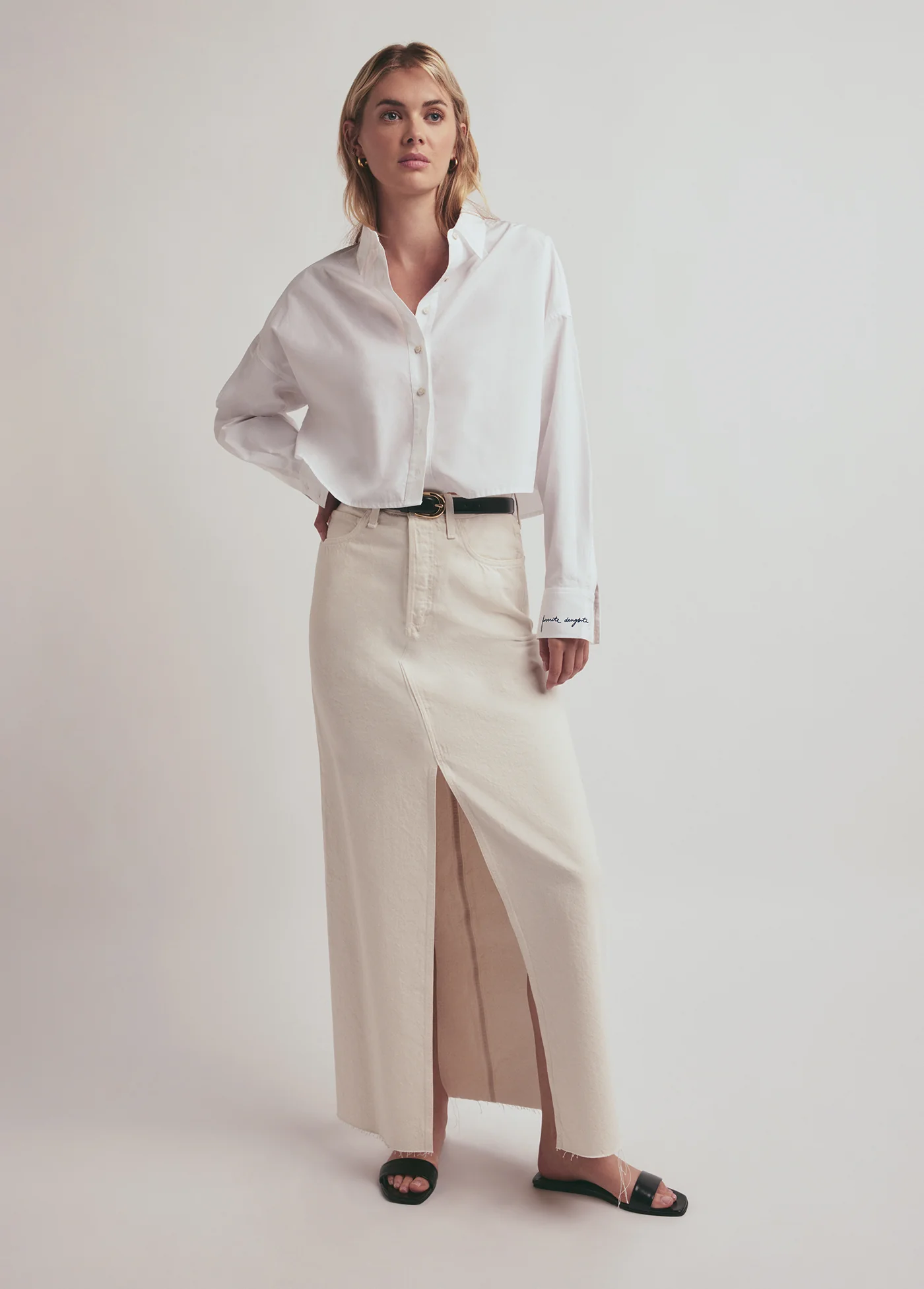 THE CROP EX-BOYFRIEND SHIRT - Image 2