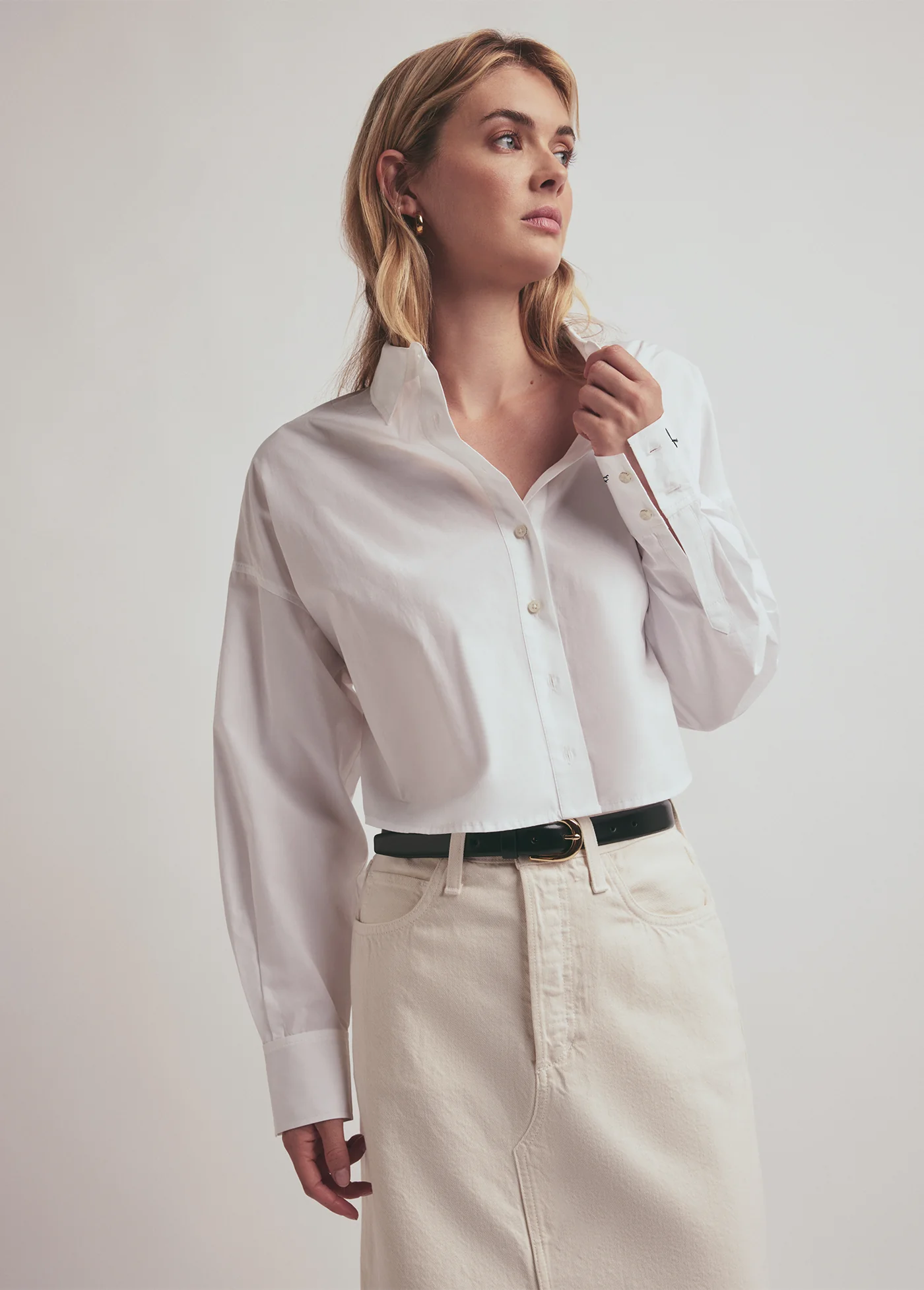 THE CROP EX-BOYFRIEND SHIRT - Image 3
