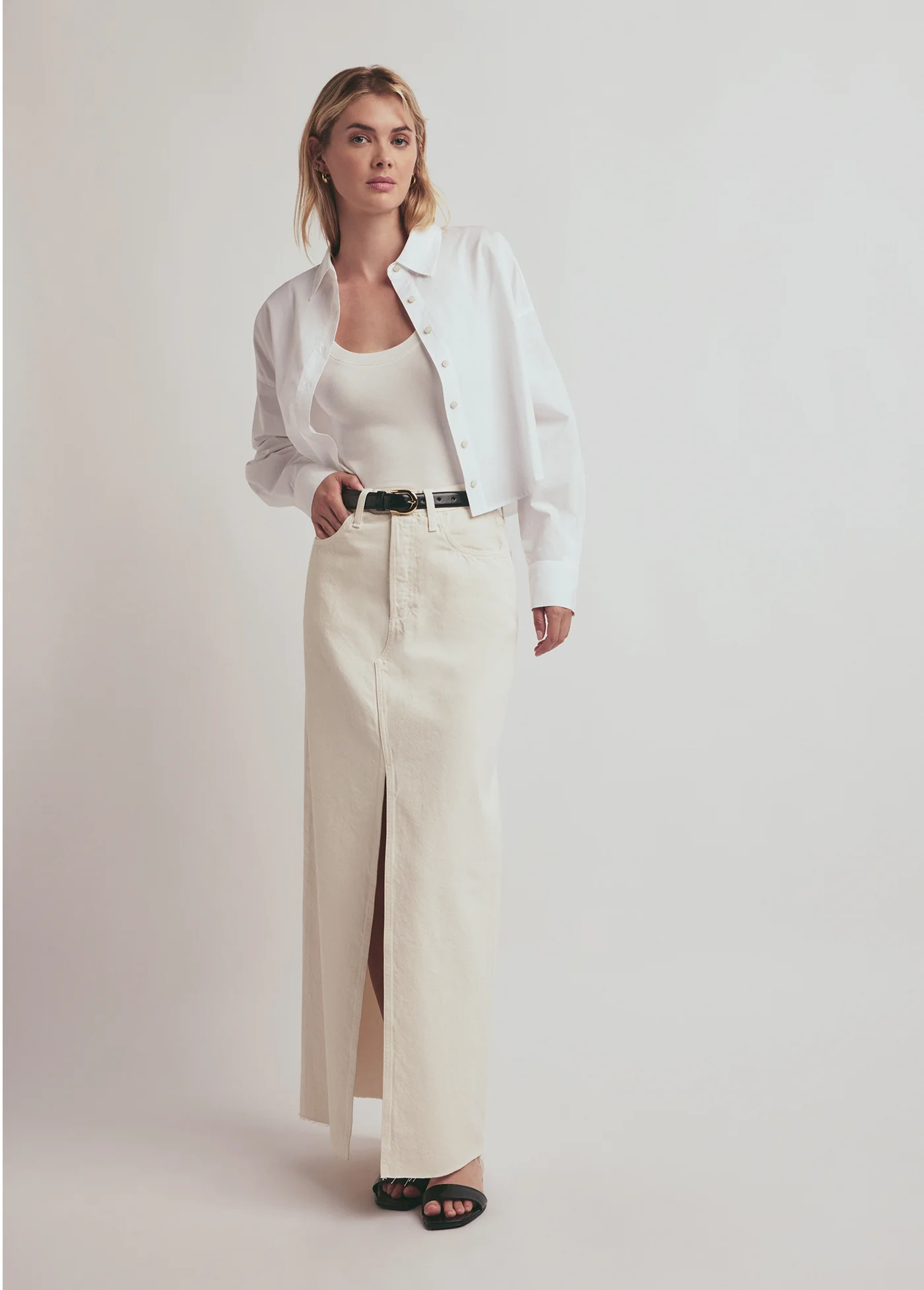 THE CROP EX-BOYFRIEND SHIRT - Image 4
