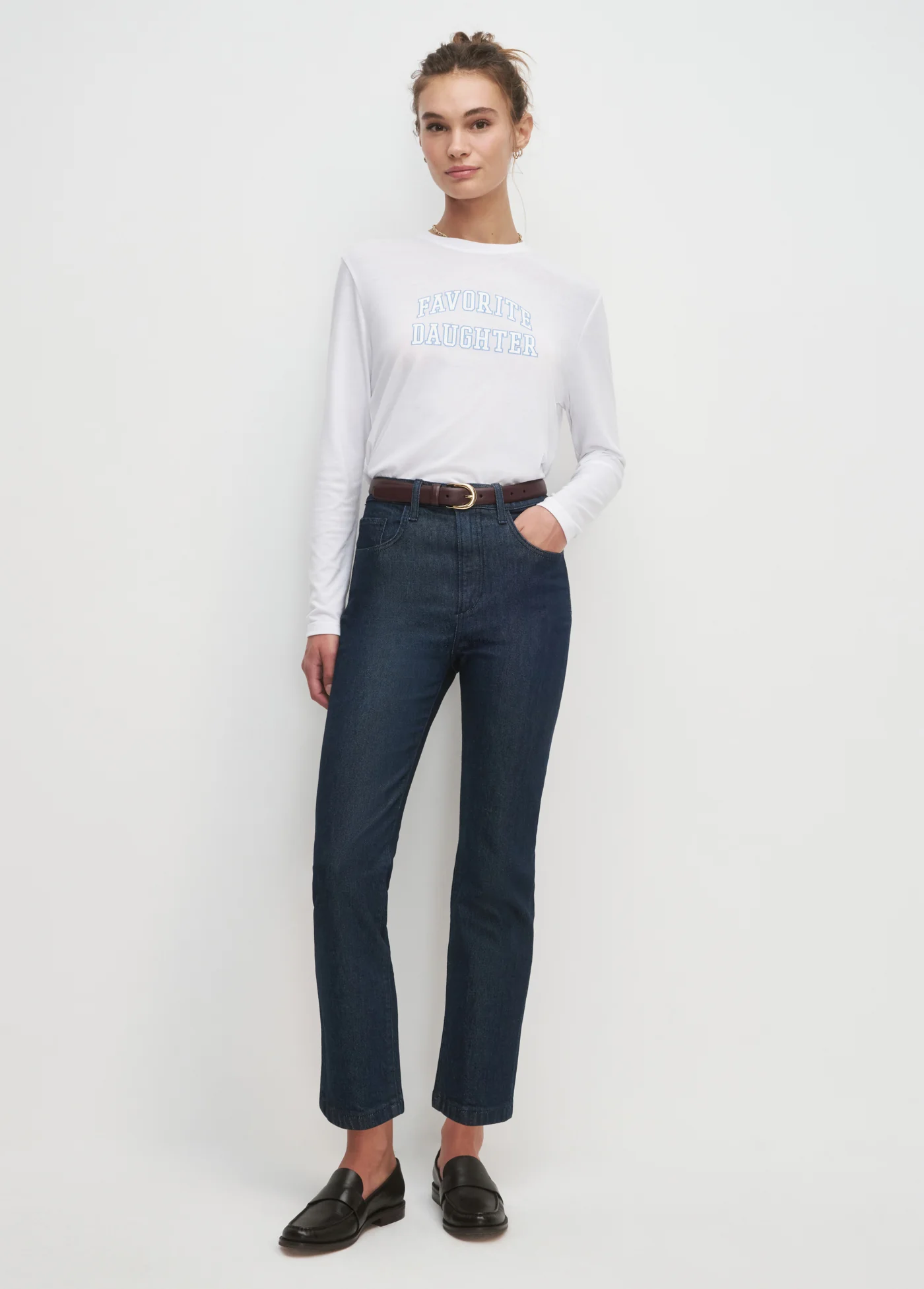 THE CROPPED COLLEGIATE LONG SLEEVE TEE - Image 2