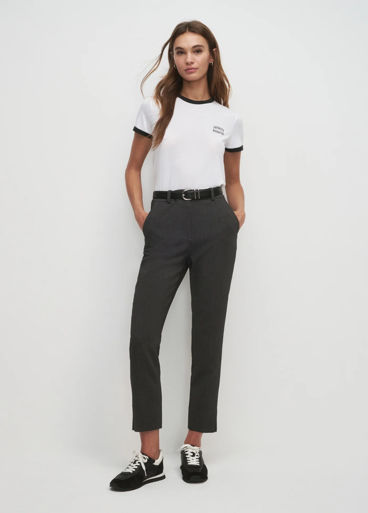 THE CROPPED FAVORITE DAUGHTER RINGER TEE - Image 2