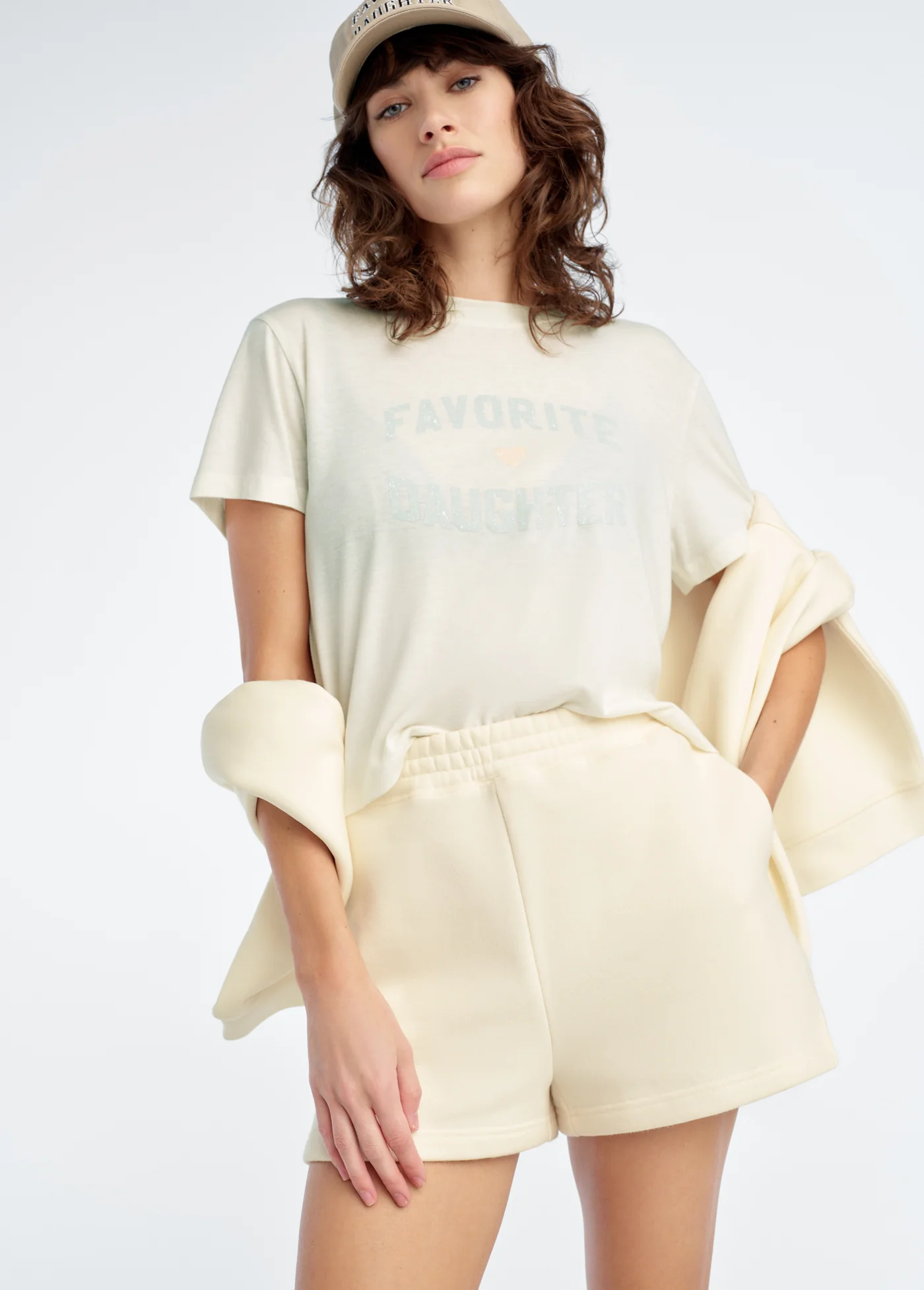 THE CROPPED FAVORITE DAUGHTER TEE
