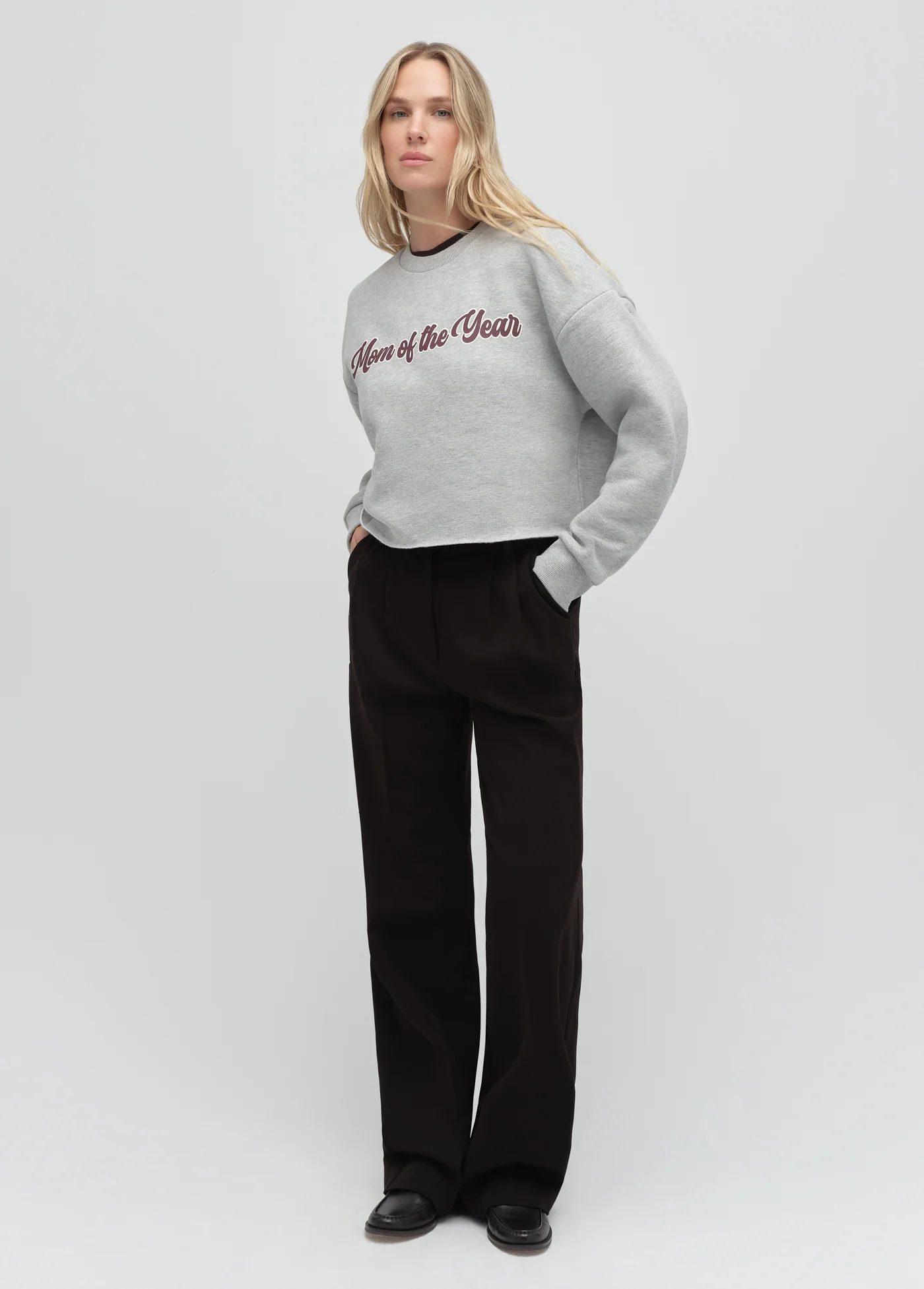 THE CROPPED MOM OF THE YEAR SWEATSHIRT