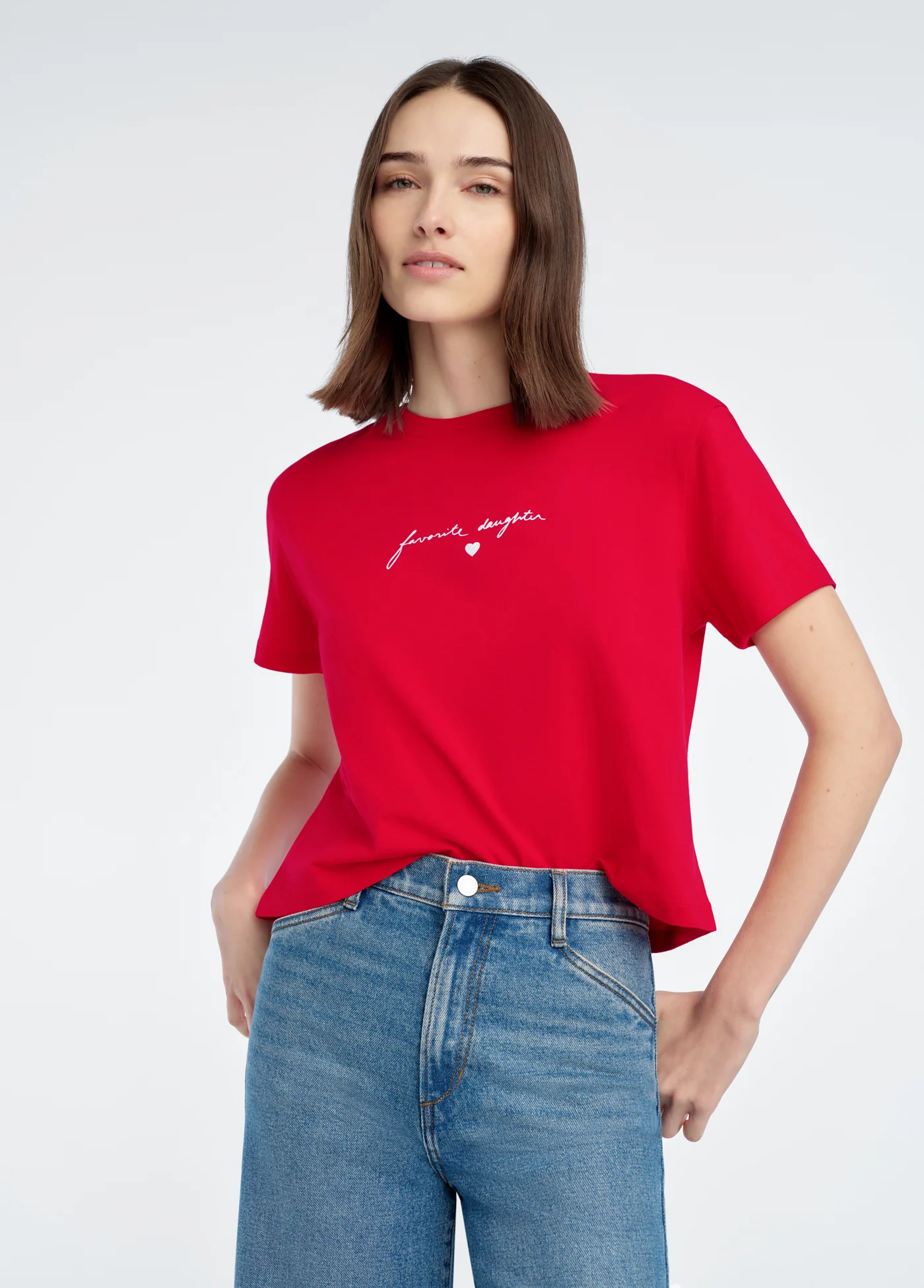 THE CROPPED SIGNATURE TEE