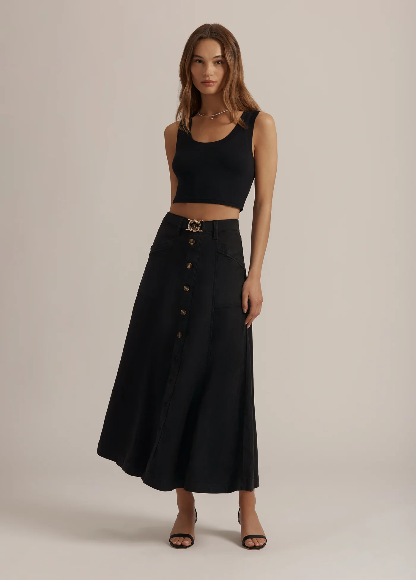 THE CUTTING IT CLOSE CROP TANK - Image 2