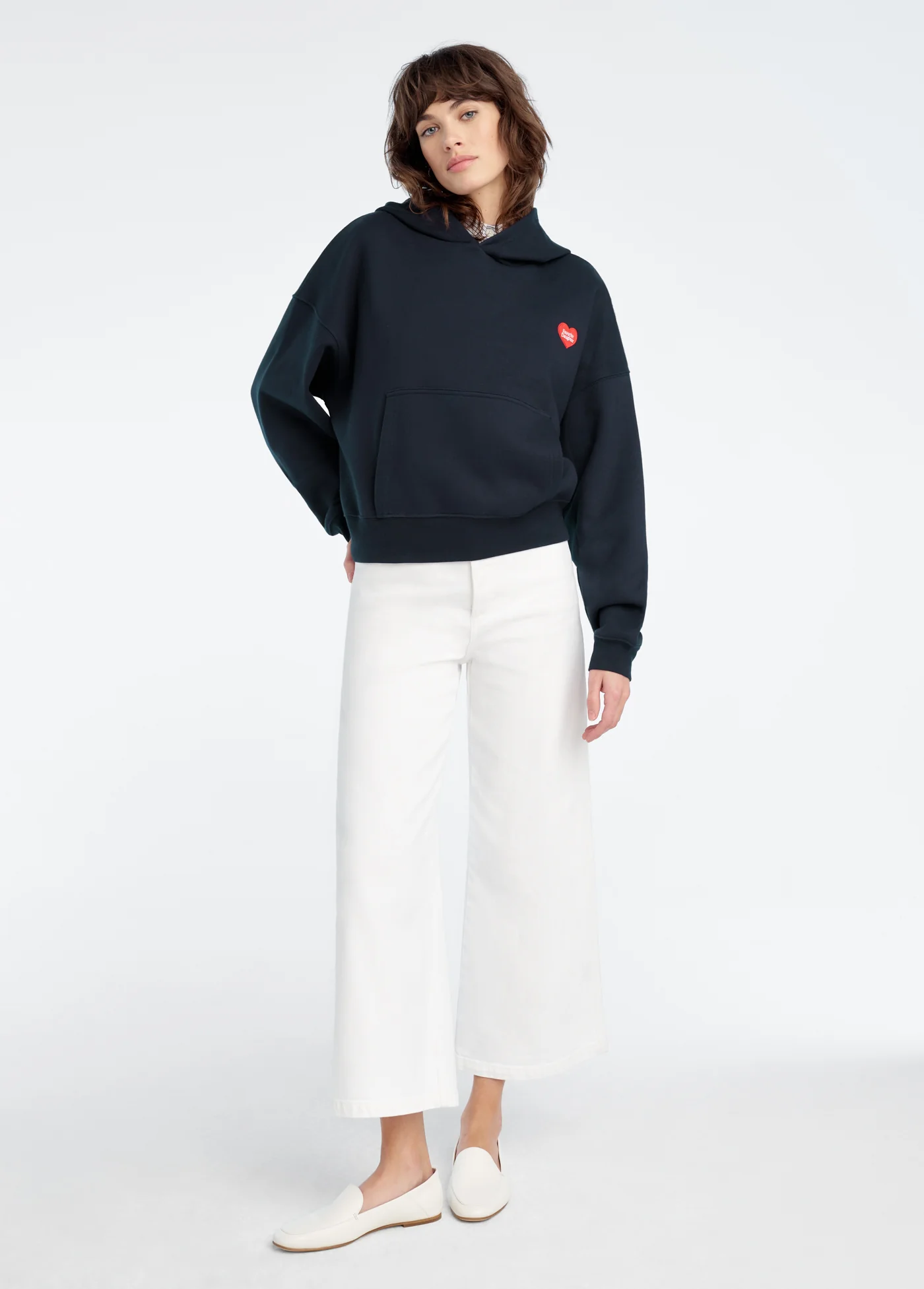 THE FAVORITE DAUGHTER HEART EMBROIDERED HOODIE - Image 4