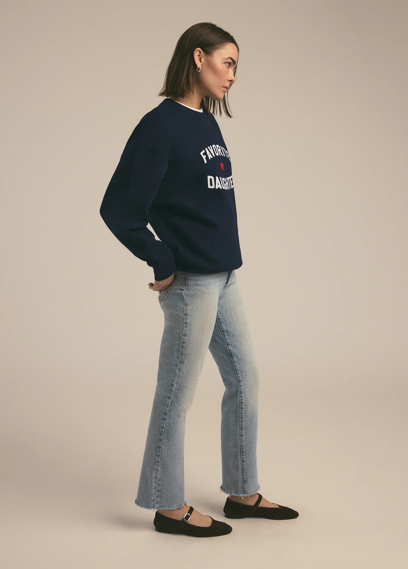 FAVORITE DAUGHTER HEART LOGO SWEATSHIRT - Image 2