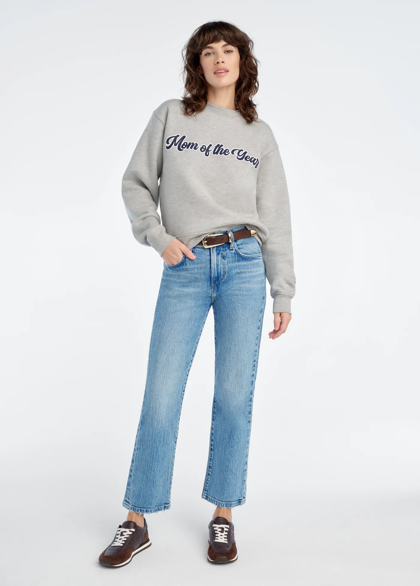 THE MOM OF THE YEAR VARSITY SWEATSHIRT - Image 2