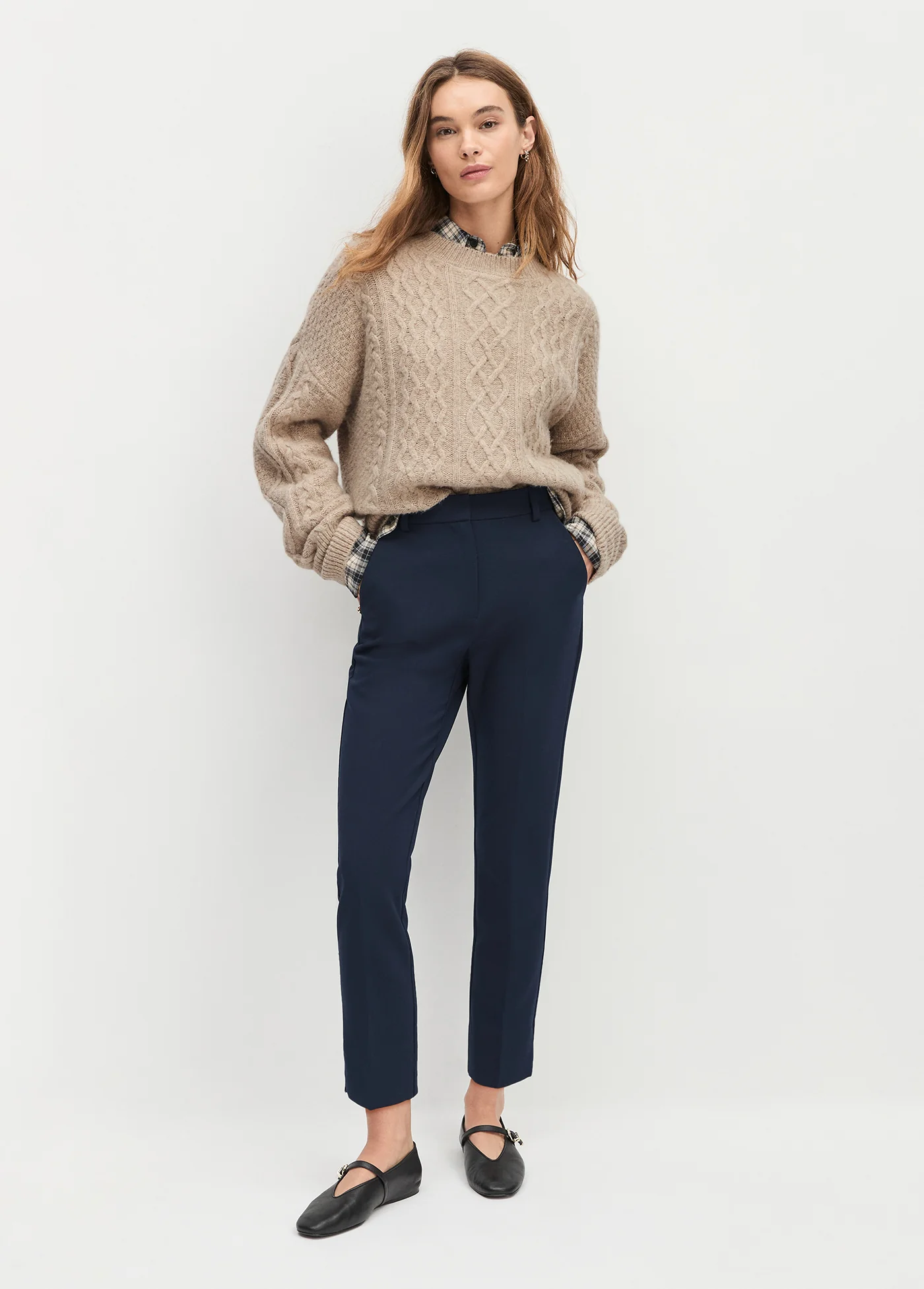 THE OVERSIZED CABLE SWEATER - Image 2