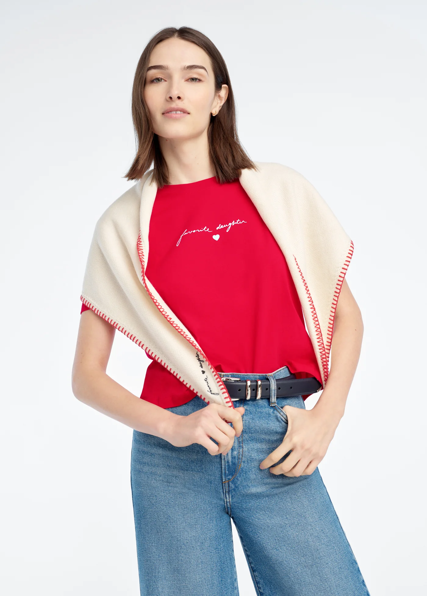THE VALENTINE'S DAY TRIANGLE SCARF
