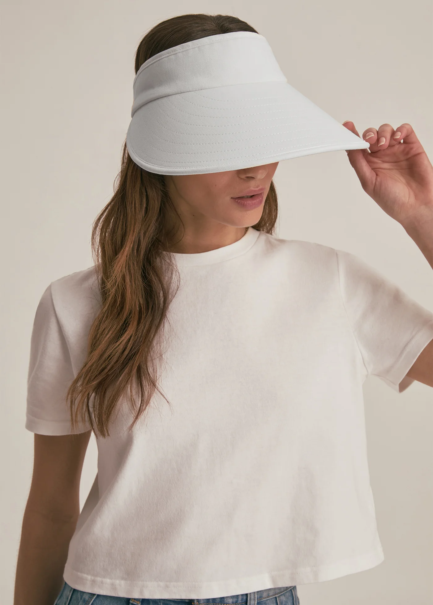 VISOR WITH EMBROIDERED LOGO - Image 3