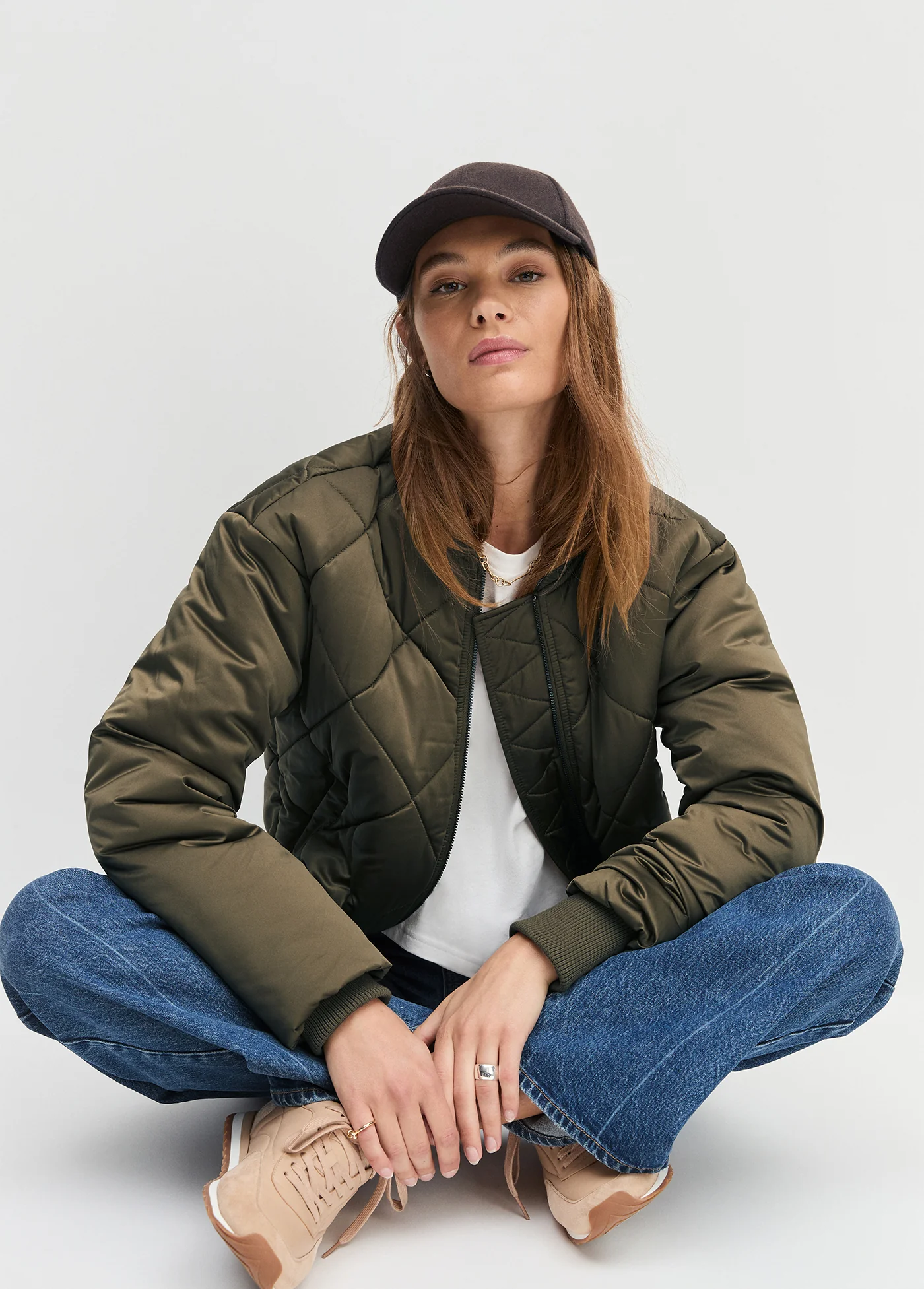 WOOL BASEBALL CAP WITH LEATHER STRAP - Image 2